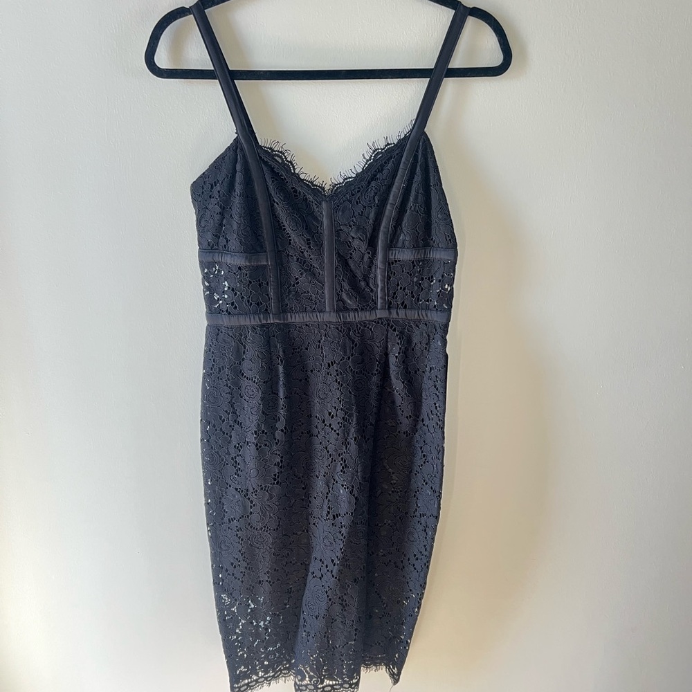 Elegant Black Lace Dress